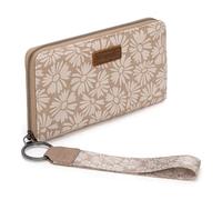 Wrangler Womens Wallet Wristlet Long Purse Clutch Large Capacity, Solid Daisy-Khaki, Western