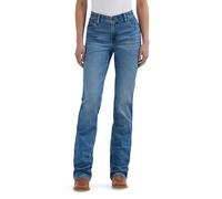 Wrangler Women's Willow Mid Rise Performance Waist Boot Cut Ultimate Riding Jean, Sophia, 34-36