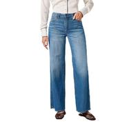 Wrangler Women's World Wide Wide Leg Fit Jeans, Light Hand, 32W x 32L