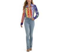 Wrangler Women's X Lainey Wilson Boot Hugger Jeans, Sky Wash, 36