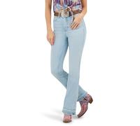 Wrangler Women's X Lainey Wilson Boot Huggers, Bleach Blue Wash, 31-32