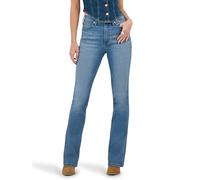Wrangler Women's X Lainey Wilson Boot Huggers Jeans, Blue Wash, 28-32