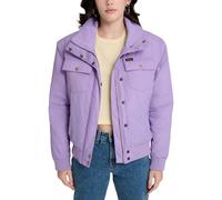 Wrangler womens X Stranger Things Erica Bomber Jacket, Light Purple, L