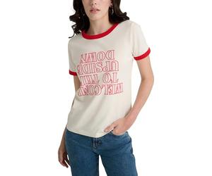 Wrangler Womens X Stranger Things Wskq Tee, Retro White, XL
