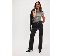 Wrangler Wrancher Mid-Rise Bootcut Jeans at Free People in Ghostly Granite, Size: 29 - female