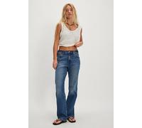 Wrangler Wrancher Mid-Rise Bootcut Jeans at Free People in Stardust Sky, Size: 26 - female