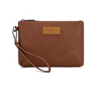 Wrangler Wristlet Wallet for Women Large Clutch Purses Credit Card Holder Phone Organizer with Detachable Wrist Strap, Brown, 9.5 x 1.5 x 6 inches