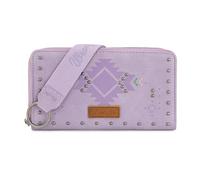 Wrangler Wristlet Wallets for Women Western Clutch Wallet Card Cases with Zipper Pocket, Purple, 8.2"L x 1"W x 4.5"H
