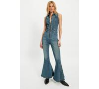 Wrangler X Lainey Wilson Catsuit at Free People in Denim, Size: Large - female
