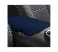 Wrap ABS Car Armrest Box Storage Panel Trim Cover For Ford For Mustang 2015-2024 For Shelby GT500 S550 S650(Blue)