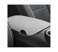 Wrap ABS Car Armrest Box Storage Panel Trim Cover For Ford For Mustang 2015-2024 For Shelby GT500 S550 S650(Gray)
