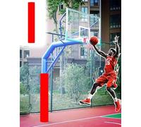 Wrap Around Basketball Pole Padding for Ga Basement Pole, Round Support Post Pad 4 5 6 8 Inch with All Goals Poles, Protective Return Pole Wrap