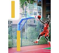 Wrap Around Basketball Pole Padding for Ga Basement Pole, Round Support Post Pad 4 5 6 8 Inch with All Goals Poles, Protective Return Pole Wrap