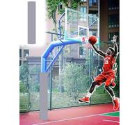 Wrap Around Basketball Pole Padding for Ga Basement Pole, Round Support Post Pad 4 5 6 8 Inch with All Goals Poles, Protective Return Pole Wrap