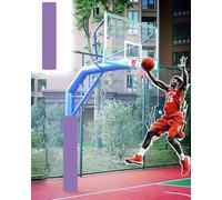 Wrap Around Basketball Pole Padding for Ga Basement Pole, Round Support Post Pad 4 5 6 8 Inch with All Goals Poles, Protective Return Pole Wrap