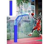 Wrap Around Basketball Pole Padding for Ga Basement Pole, Round Support Post Pad 4 5 6 8 Inch with All Goals Poles, Protective Return Pole Wrap