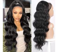 Wrap Around Ponytail Extensions,Drawstring Wig, Highlight Pony Tail Synthetic Clip in Hairpiece,Long Wavy Curly Horsetail Hair (A 24inch)