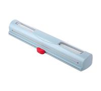 Wrap Dispenser - 2 in 1 Refillable Tin Foil Wrap Dispenser - Can Be Stored and Cut,The Inner Core is Flexible, Easy to Replace, Compact and Space-Saving for Home Kitchen, Restaurant(37×6.5×5cm)