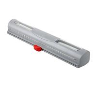 Wrap Dispenser - 2 in 1 Refillable Tin Foil Wrap Dispenser - Can Be Stored and Cut,The Inner Core is Flexible, Easy to Replace, Compact and Space-Saving for Home Kitchen, Restaurant(37×6.5×5cm)