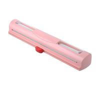 Wrap Dispenser - 2 in 1 Refillable Tin Foil Wrap Dispenser - Can Be Stored and Cut,The Inner Core is Flexible, Easy to Replace, Compact and Space-Saving for Home Kitchen, Restaurant(37×6.5×5cm)