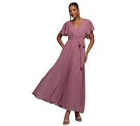Wrap dress for women Goddiva Sustainable Flutter Rose 46