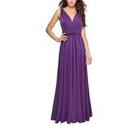 Wrap Dress Long Multiway Dresses Dresses for Bridesmaids Wedding Guest Dresses for Women S XL Formal Dress for Women Wedding Guest (D, L)