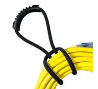 Wrap-It Storage Loop-It Storage Straps by - 18-inch (3-Pack) Black - Extension Cord Organizer, Vacuum Hose Holder, Shop Storage, Air or Water Hose Organizer for your Home, Garage, Boat, RV and More