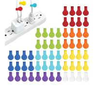 Wrap-It Storage - Mini Multi-Color Cable Labels (60 Pack) - Colorful Charger & Wire Labeler