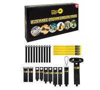 Wrap-It Storage Ultimate Organization Value Pack - 24 Pieces - Home Storage Solutions for Organizing Extension Cables, Garden Hoses, and Home Office Cords