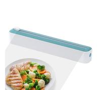 Wrap Master Cling Film Dispenser, Aluminum Foil Dispenser, plas-tic Kitchen Foil and Cling Film Wrap Dispenser Cutter Storage, Magnetic Cling Film Wrap Dispenser with Slide Cutter for Home Kitchen