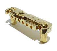 Wrap over guitar bridge six string in gold by wilkinson GTB