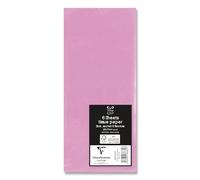 Wrap & Roll - Pink Tissue Paper - Gift Wrap, Acid Free Tissue Paper, Gift Wrapping Accessories, Birthday Accessories - 6 Vibrant Wrap Sheets - 50 X 70cm