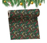 Wrap Sheets - Holiday Decor Paper, Fun 67 Edition Christmas Packaging, Vibrant Festive Prints, Smooth Tear Resistant Texture, Office Products, Large Rolls for Social Club Party Planners