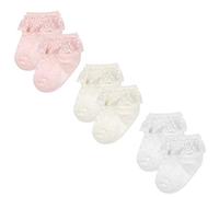 Wrapables Precious Lace Cuff Socks for Baby (Set of 3), Medium