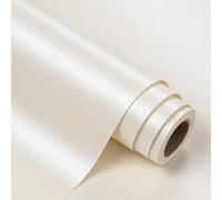 WRAPAHOLIC Cream Pearl Glossy Wrapping Paper,Off White Solid Color Gift Wrapping Paper - Perfect for Birthday,Baby Shower,Wedding,Valentine's Day - 17in x 32.8ft Roll, 46 Sq. Ft