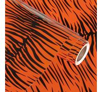 WRAPAHOLIC Jungle Wrapping Paper Roll - 17 Inch x 33 Feet - Tiger Print Design Perfect for Birthdays, Holidays, Parties, Baby Shower