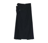 Wraparound Pant Skirt, female, Jean Paul Gaultier, Maxi Skirts, Blue, S, Skirts S