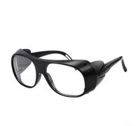 Wraparound Style Welding Glasses with Resistant Transparent Lens for Protection Against Flash Burns Sparks and Environmental Hazards