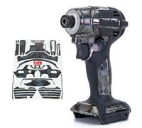 WRAPGRADE Custom Wrap Sticker Decal Compatible with Makita DTD173 18V LXT (Coloration-X Skull)