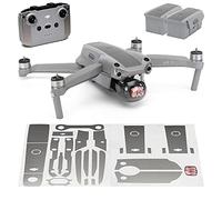 Wrapgrade Skin compatible with DJI Air 2S | Accent Color B (TITANIUM)