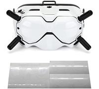 WRAPGRADE Skin Compatible with DJI FPV | Goggles V2 (RACING WHITE)