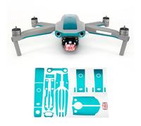 Wrapgrade Skin Compatible with DJI Mavic Air 2 | Accent Color B (Caribbean Blue)