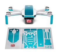 Wrapgrade Skin Compatible with DJI Mini 2 | Accent Color (CARIBBEAN BLUE)