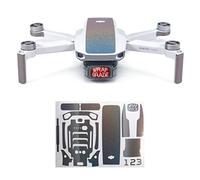 Wrapgrade Skin Sticker compatible with DJI Mavic Mini | Accent Color (COLORATION-X)