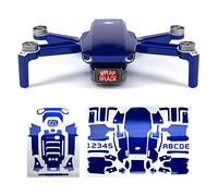 Wrapgrade Skin Sticker compatible with DJI Mavic Mini (STRATOSPHERE BLUE)