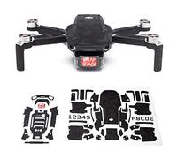 Wrapgrade Skin Sticker Set Compatible with DJI Mini 2 (BLACK BUMPY CAMO)