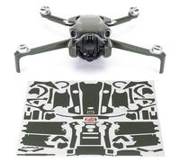 WRAPGRADE Skin Stickers Compatible with DJI Mini 4 Pro | Full Wrap (Army Green)