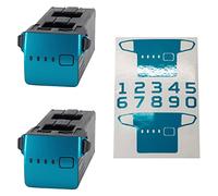 WRAPGRADE Skin Stickers Compatible with Mavic 3 Series Pro/Classic/Cine TWO Batteries (CARIBBEAN BLUE)