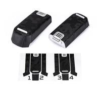 WRAPGRADE Stickers Compatible with DJI NEO Two Batteries (Black Bumpy Camo)