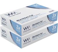 Wrapmaster 3000 Aluminium Foil Refill (Small) 3 x 90 metres (2 Boxes of 3 Rolls)
